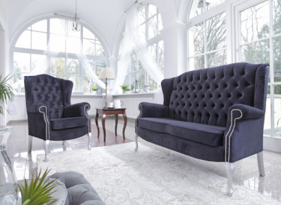 Classic Chesterfield Sofa Set 3+1 Seater Sofa Couch Upholstered Velvet